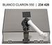 BLANCO CLARON 550-IF, Edelstahl Seidenglanz, ohne Ablauffernbedienung, keine Beckenlage, 600 mm Untermaß